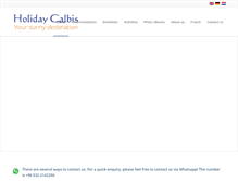 Tablet Screenshot of holidaycalbis.com